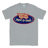 Heather Grey Moo and Oink Chicago Classic Tee - longCreatives
