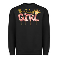 Black Birthday girl balloon Heavyweight Sweatshirt - Artiststas
