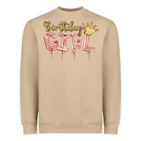 Mushroom Birthday girl balloon Heavyweight Sweatshirt - Artiststas