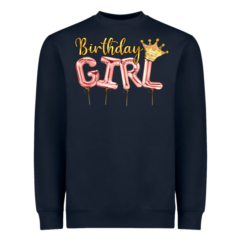 Birthday Girl Balloon Heavyweight Sweatshirt by Artiststas | Teevron