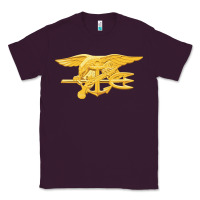 Plum Navy Seals badge Classic Tee - longCreatives