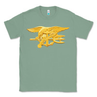 Sage Navy Seals badge Classic Tee - longCreatives