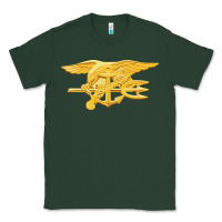 Sports Green Navy Seals badge Classic Tee - longCreatives