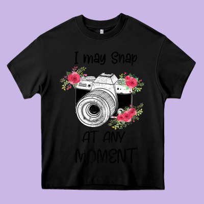 I May Snap At Any Moment Heavy Core Tee Designed By Bettercallsaul