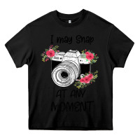 Black I May Snap At Any Moment Heavy Core Tee - Bettercallsaul