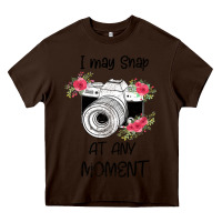 Chocolate Brown I May Snap At Any Moment Heavy Core Tee - Bettercallsaul