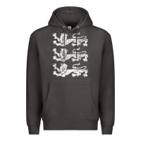 Smoke Retro Three England Lions Vintage Souvenir Premium Hoodie - longCreatives