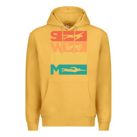 Mustard Retro Vintage Swimming Gift For Swimmers Premium Hoodie - longCreatives