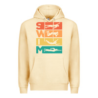 Pina Colada Retro Vintage Swimming Gift For Swimmers Premium Hoodie - longCreatives