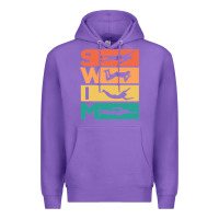 Purple Retro Vintage Swimming Gift For Swimmers Premium Hoodie - longCreatives