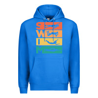 True Royal Retro Vintage Swimming Gift For Swimmers Premium Hoodie - longCreatives