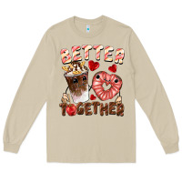 Mushroom Better together Valentine's Day Long Sleeve Tee - FaDigitalArtStudio