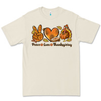Bone Peace Love Thanksgiving Premium Tee - texasbilliewilder