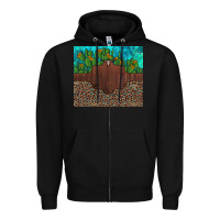 Black custom cactus and sunflowers leopard turquoise Zipper Hoodie - Artiststas