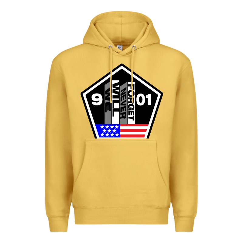 9-11 We Will Never Forget Premium Hoodie by longCreatives | Teevron
