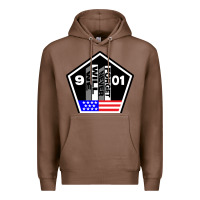 Chestnut 9-11 We Will Never Forget Premium Hoodie - longCreatives