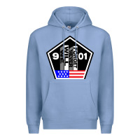 Colony Blue 9-11 We Will Never Forget Premium Hoodie - longCreatives