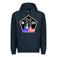 Navy 9-11 We Will Never Forget Premium Hoodie - longCreatives