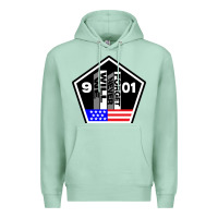 Seafoam 9-11 We Will Never Forget Premium Hoodie - longCreatives