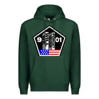Sports Green 9-11 We Will Never Forget Premium Hoodie - longCreatives