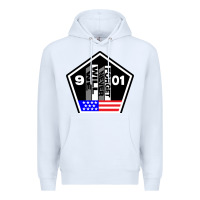 White 9-11 We Will Never Forget Premium Hoodie - longCreatives