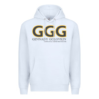 White GENNADY GOLOVKIN - Official Merchandise Premium Hoodie - longCreatives