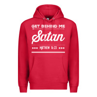 Cardinal Get behind me Satan Matthew 1623 Quote Premium Hoodie - longCreatives