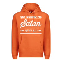 Carrot Get behind me Satan Matthew 1623 Quote Premium Hoodie - longCreatives