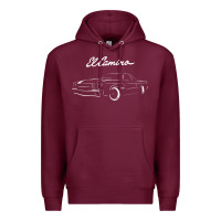 Burgundy El Camino Premium Hoodie - longCreatives