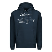 Navy El Camino Premium Hoodie - longCreatives
