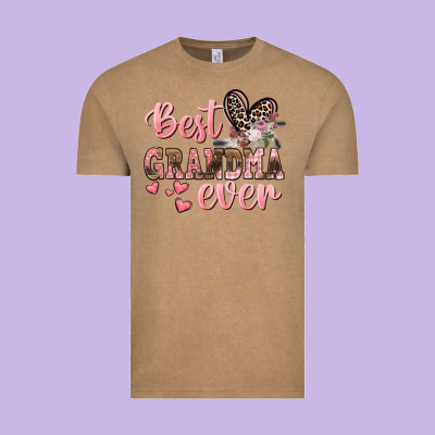 Best Grandma Ever Mother's Day Vintage Tee Designed By Cowgirlartshop