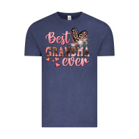 Vintage Denim Best Grandma ever Mother's Day Vintage Tee - CowGirlArtShop
