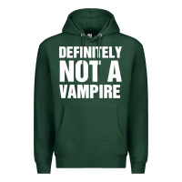 Sports Green Definitely Not A Vampire merch Premium Hoodie - longCreatives