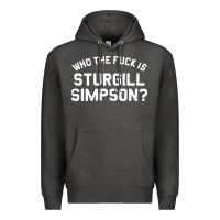 Charcoal Heather who the fuck is sturgill simpson Premium Hoodie - longCreatives