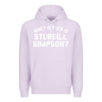 Lilac who the fuck is sturgill simpson Premium Hoodie - longCreatives