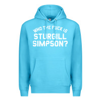 Ocean Blue who the fuck is sturgill simpson Premium Hoodie - longCreatives