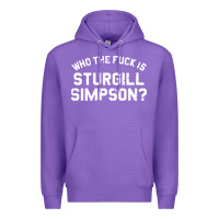 Purple who the fuck is sturgill simpson Premium Hoodie - longCreatives