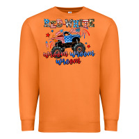 Carrot red white wroom wroom wroom Premium Sweatshirt - AdoDesignShop