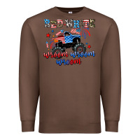 Chestnut red white wroom wroom wroom Premium Sweatshirt - AdoDesignShop