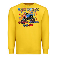 Lemon red white wroom wroom wroom Premium Sweatshirt - AdoDesignShop
