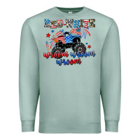 Seafoam red white wroom wroom wroom Premium Sweatshirt - AdoDesignShop