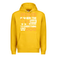 Lemon dog t  shirt home is where the dog hair stick funny  gift t  shirt Premium Hoodie - longCreatives