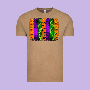 Halloween Brushstroke Vintage Tee Designed By Jasminsmagicworld