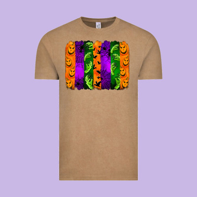 Halloween Brushstroke Vintage Tee Designed By Jasminsmagicworld