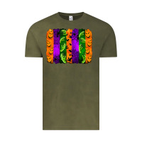 Vintage Olive halloween brushstroke Vintage Tee - Jasminsmagicworld