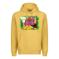 Antique Gold Lets Fiesta Premium Hoodie - CowhideDigitalArt