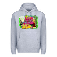 Heather Grey Lets Fiesta Premium Hoodie - CowhideDigitalArt