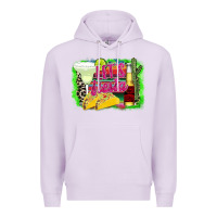 Lilac Lets Fiesta Premium Hoodie - CowhideDigitalArt