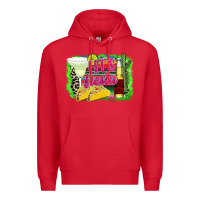Red Lets Fiesta Premium Hoodie - CowhideDigitalArt