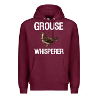 Burgundy Ruffed Grouse Hunting Bird Spruce Grouse Premium Hoodie - longCreatives